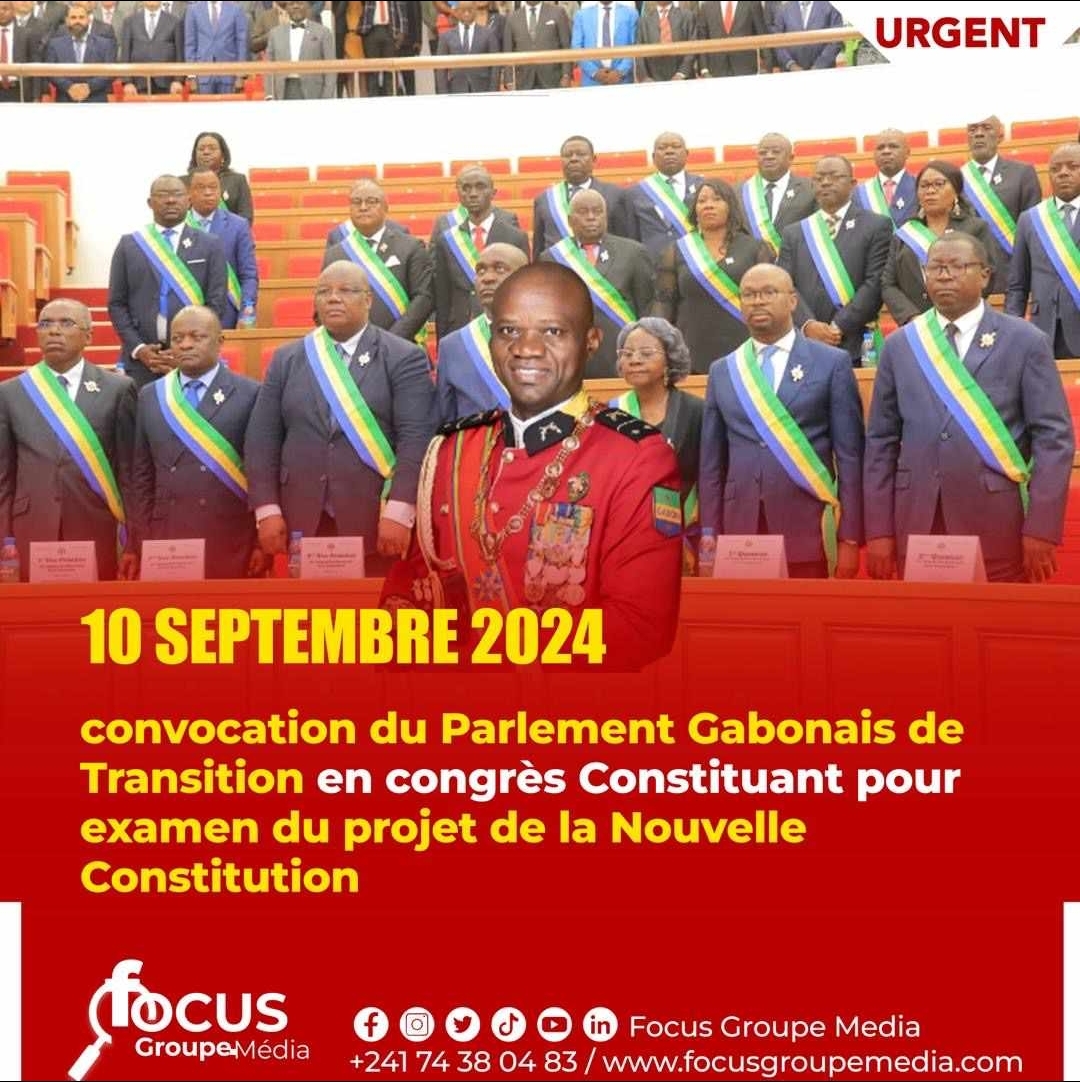 Convocation du parlement le 10 septembre 2024